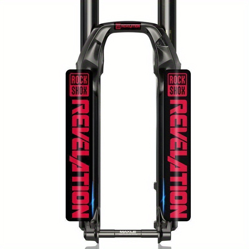 Mountain Biking Logo - 2 Pezzi Adesivi Protettivi per Forcella