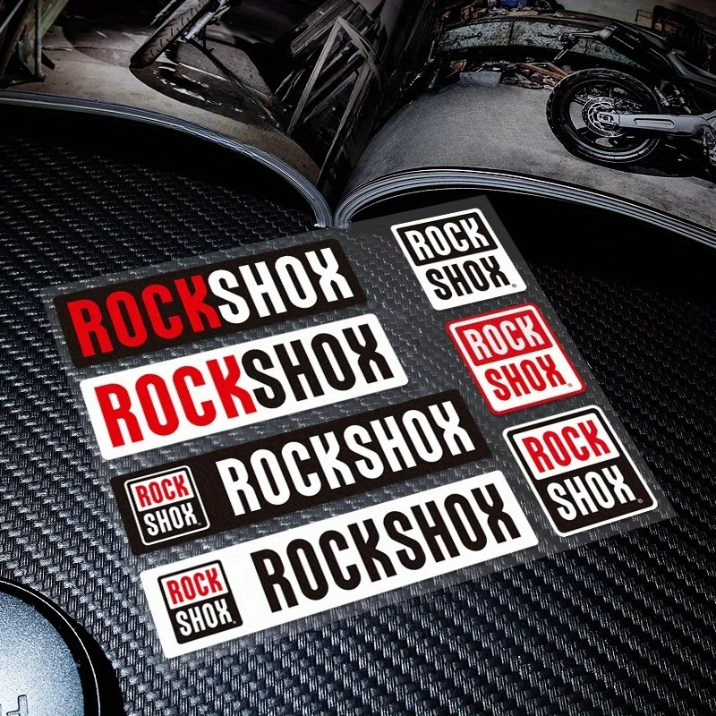 Mountain Biking Body Armour - Set di 2 Adesivi Rockshox per