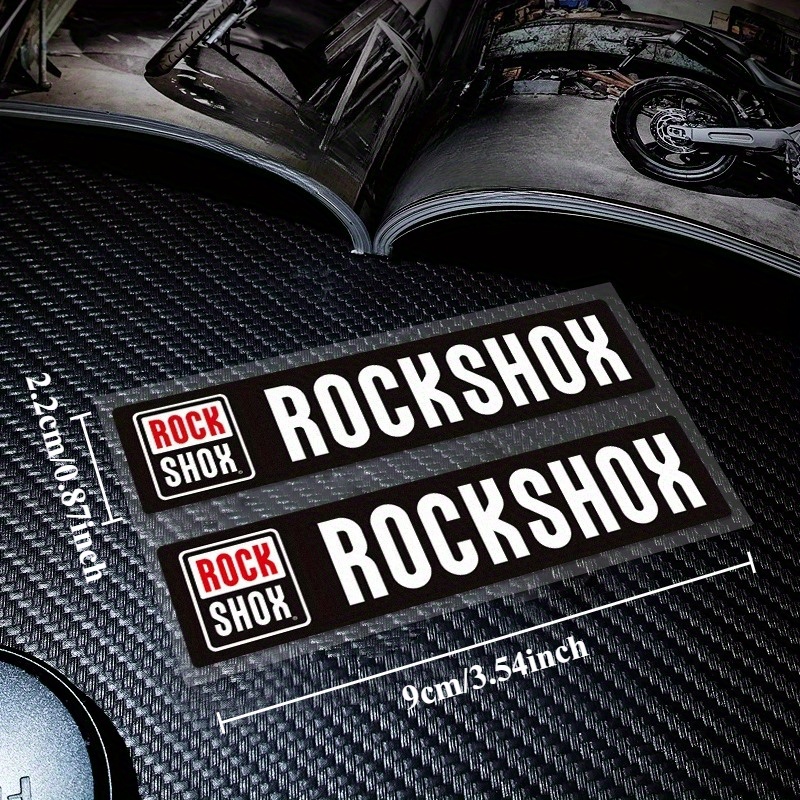 Set di 2 Adesivi Rockshox per  - Mountain Biking Body Armour recensione e prezzo
